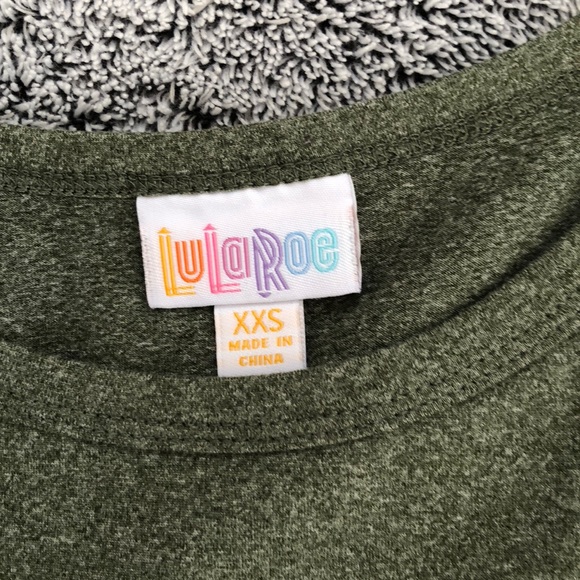 Army Green Lularoe Carly - Picture 4 of 5